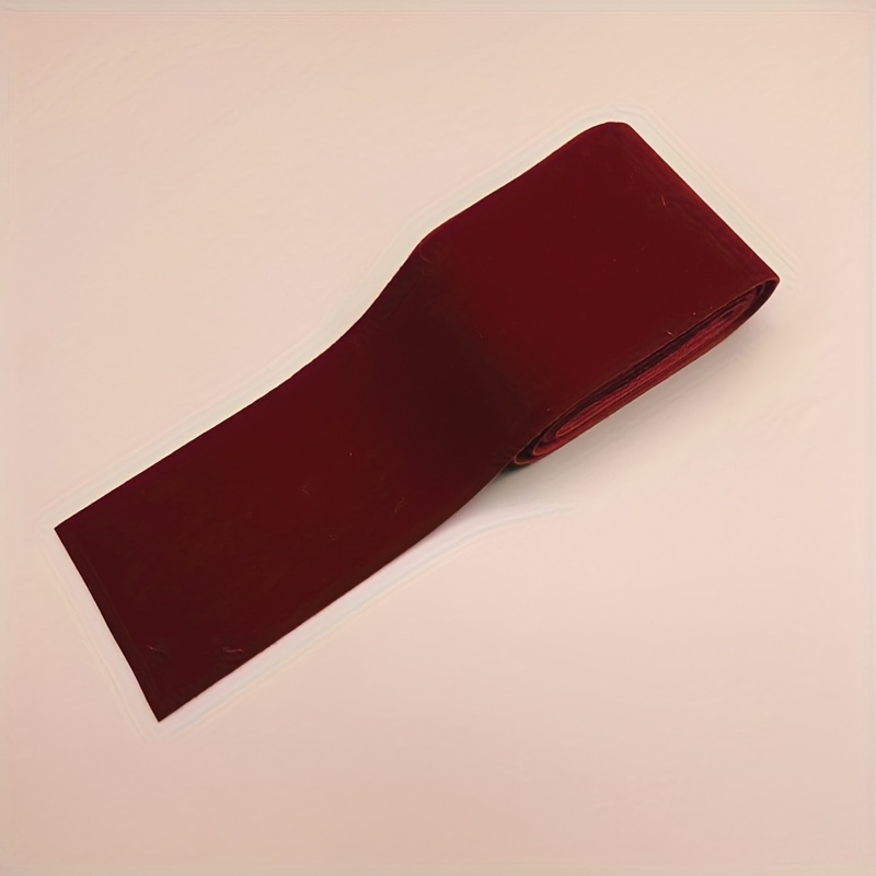 TEMU 1 Pack/ 6 Cm Wide Flocked Band Velvet Belt Bow Headwear Accessory Christmas Dressing Ribbon Christmas, Halloween