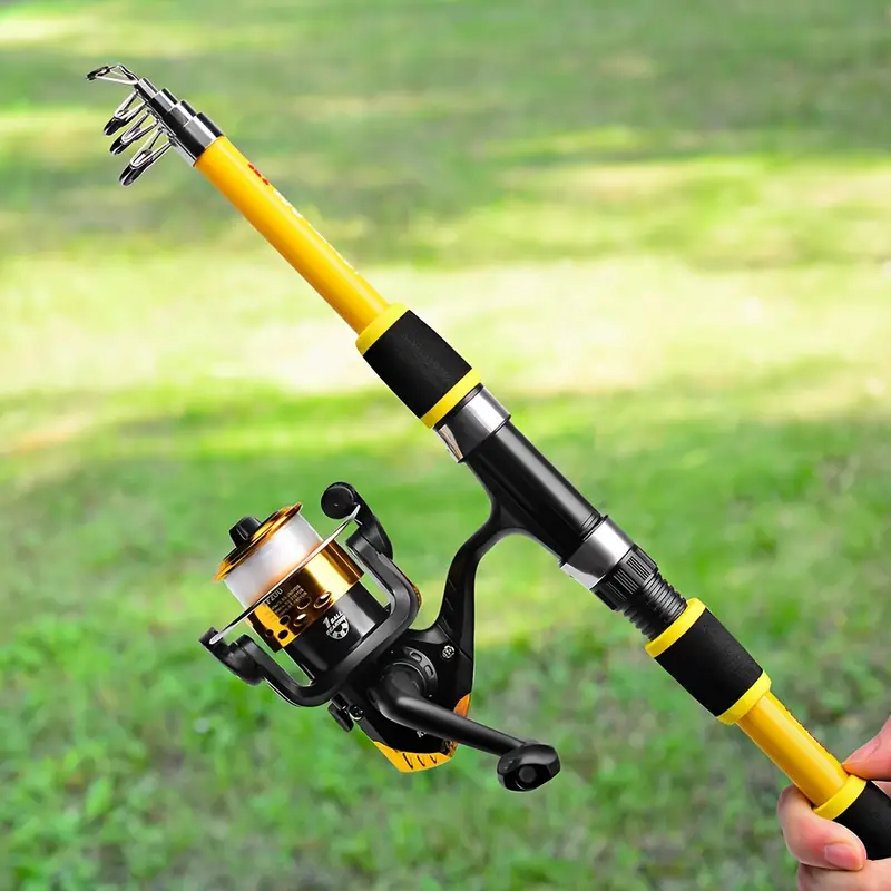 Proberos Fishing Rod Reel Combo Including 1.5m Telescopic - Temu Canada