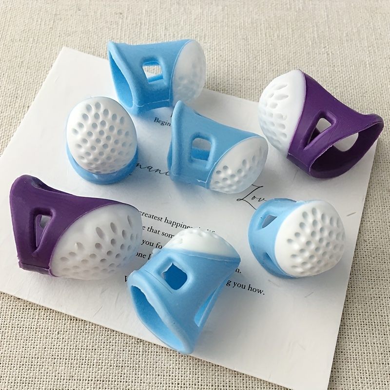 3pcs/1set Sewing Thimble Set - Durable and Sturdy, Adjustable Sizes for Embroidery and Needlework
