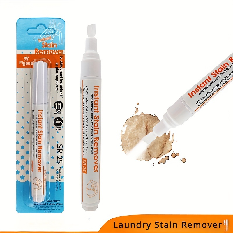 

Portable Clothes Stain Remover Pen - Instant Coffee, Oil & Blood Spot Cleaner, No-rinse Formula For Daily Use
