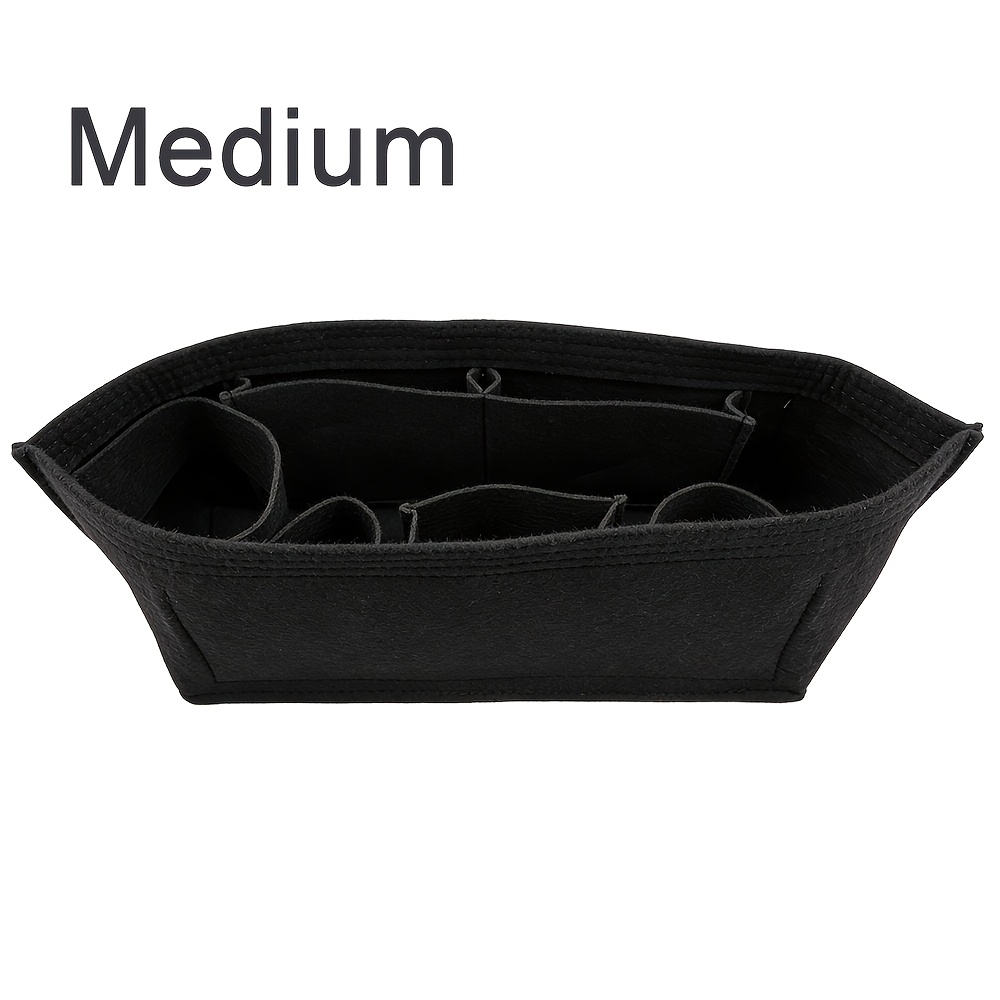 Image of [bag Organizer, Storage Bag] Tote Bag Inner Organizer, Felt Travel Bag Liner Compatible With Brands Of Handbags