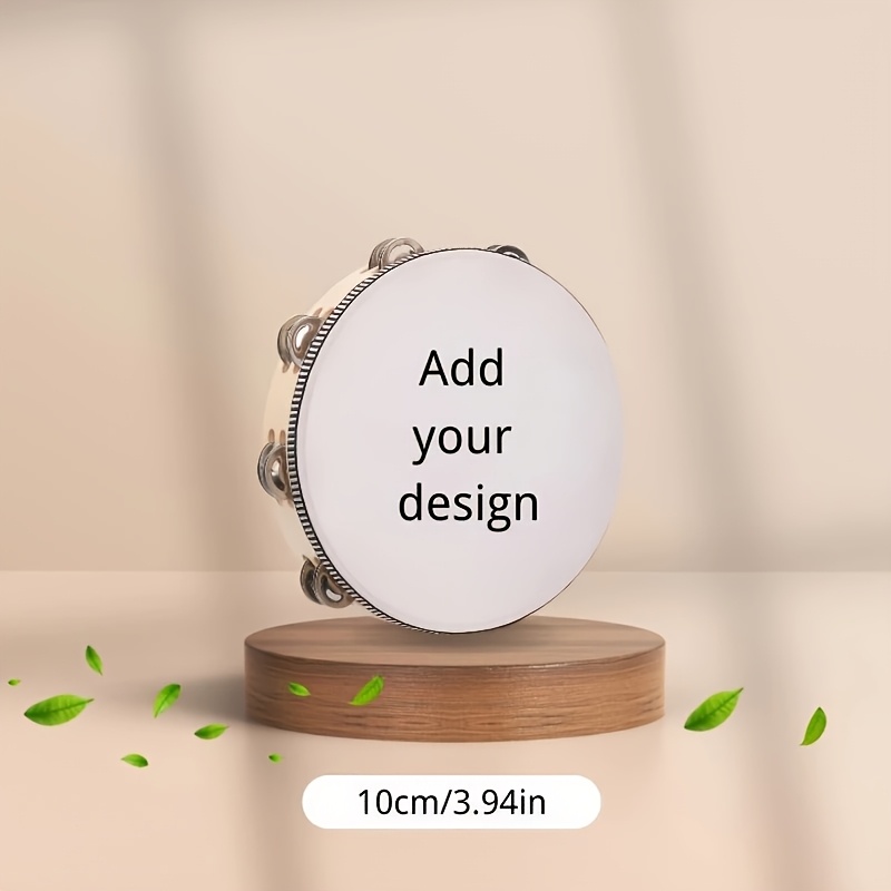 Image of 1pc Wooden Handheld , Single Row Metal , Church, Ktv, Party, Game Percussion Instrument