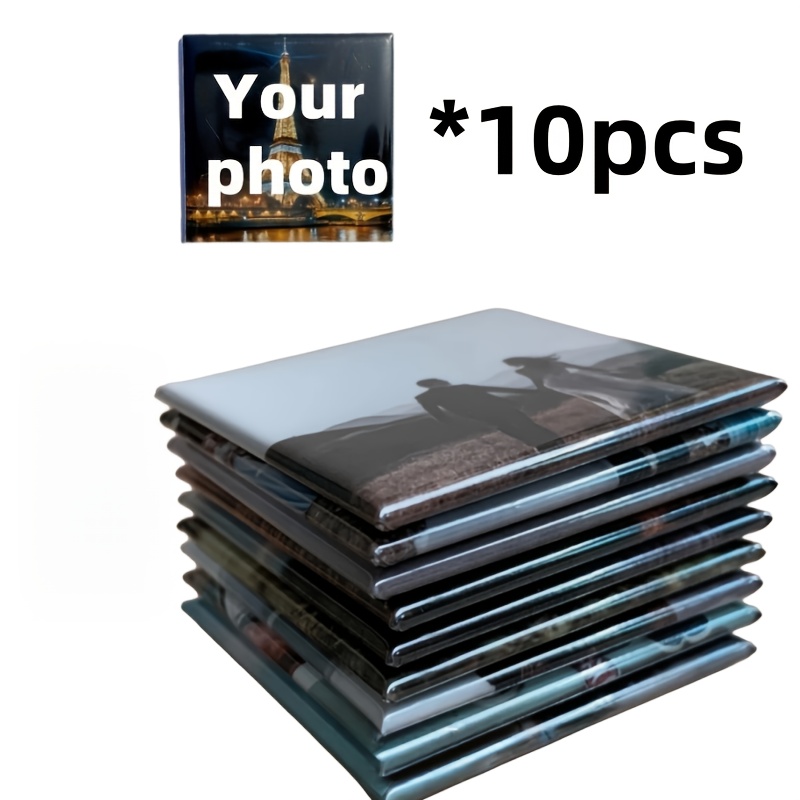 E-shop Personalisierbare 10 Kühlschrankmagnete mit verschiedenen Fotos, geeignet für Heimdekoration, Partygeschenke. Dieser kreative Kühlschrankmagnet