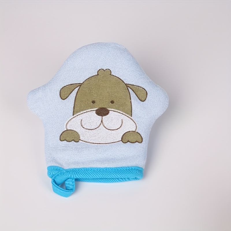 Image of Newborn And Infant Bathing Wipes, Baby Bath, Bath Gloves, Scrub Towel, Infant Cartoon Gloves, Bath Scrub Wipes, Bath Ball, Soft Sponge, Bathing And Care Towel