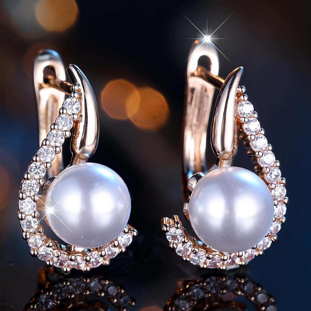 Image of Angol A Pair Of Classic, Stylish, And Versatile Women's Fashion Earrings, Suitable As A Gift For