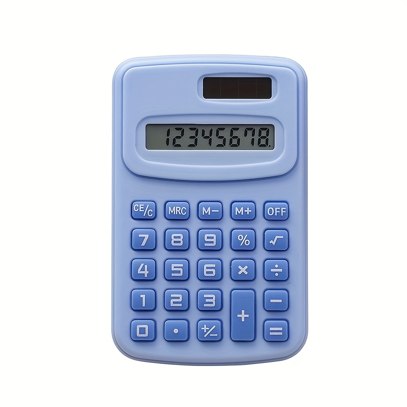 1pc Tips Calculator Cute Cartoon Pocket Portable Calculator For School Office