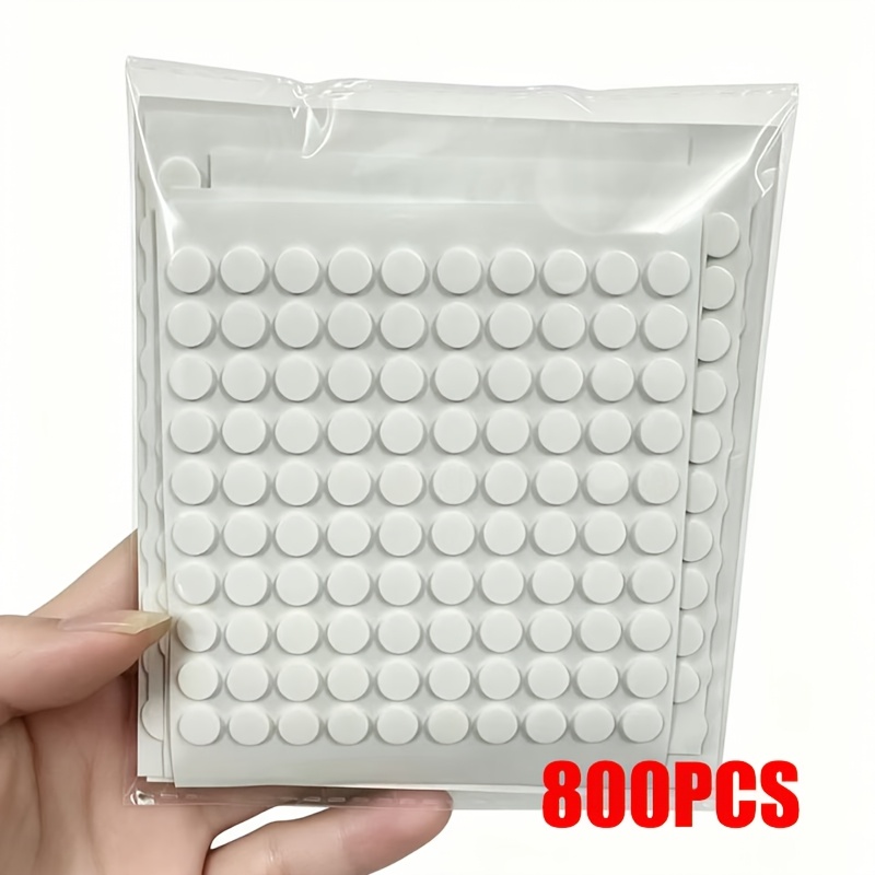 TEMU 8 Sheets Of Foam Dots, 800 Circles Each, Sticky 3d Foam Tape, Suitable For Making Foam Stickers For Scrapbooking, And For Handmade Cards (0.31