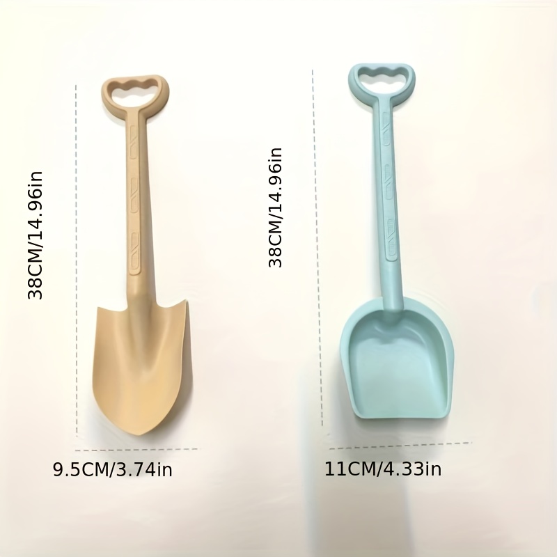 2pcs Random Large Shovel & Snow Shovel for Kids' Beach & Snow Play