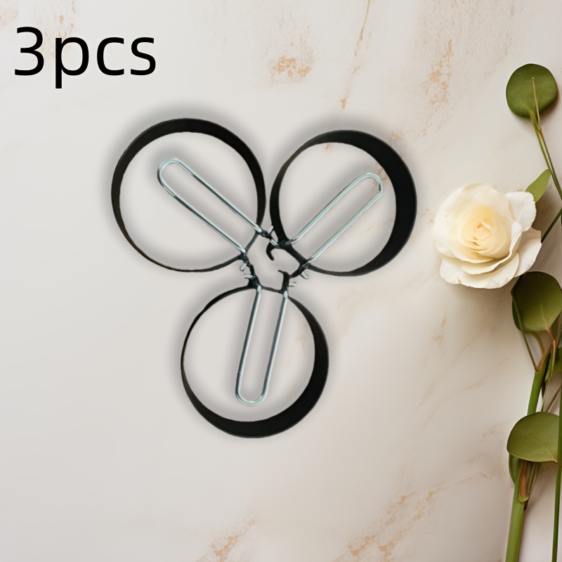 TEMU 1/2/3/4/5/6/7 piezas Aros para Huevos Antiadherentes de Acero Inoxidable | Perfectos para Freír y Dar Forma a Alimentos de Desayuno, Hechos de
