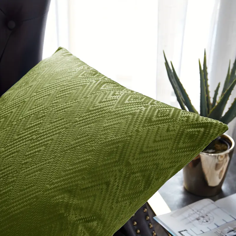 2pcs ikat decorative throw pillow covers set with double sided no insert stylish cushion cover for sofa couch chair living room bedroom decor Product details 9
