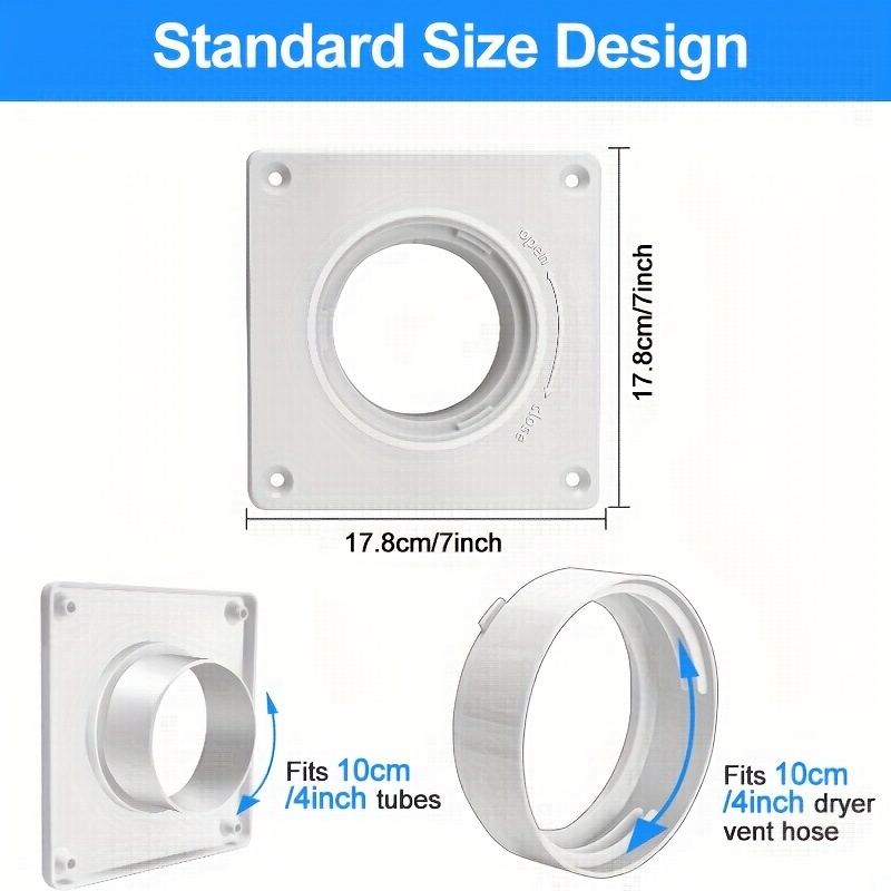 Dye Vent Wall Plate With Quick Connect & Disconnect, Twist