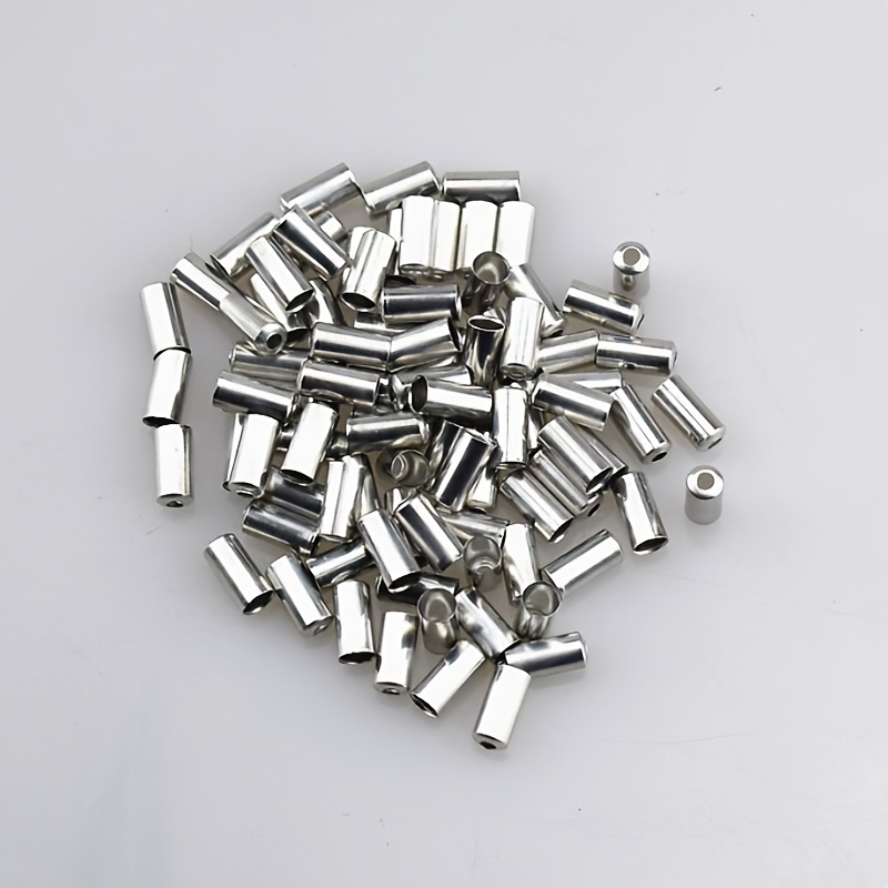 50pcs Bicycle Brake Shifter Cable Tips 5mm Brake Line Derailleur Shift Inner Wire End Caps Tips Crimps Mtb Bike Accessorie