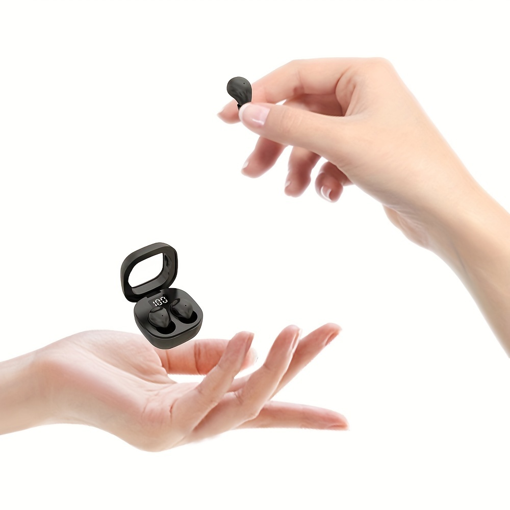 

Invisible Mini Earbuds Wireless Headset, Low Profile Micro Smallest Tiny Discreet Hidden Earbuds For Work, Small Headphones, Invisible Sleep Wireless Earphone, With Mic, For Small Ear Canals