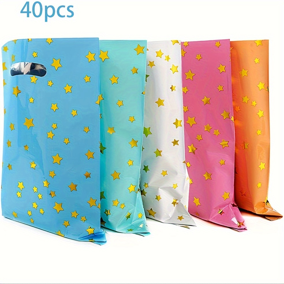 40- Favor Bags Assorted Colors For Birthday Baby Shower