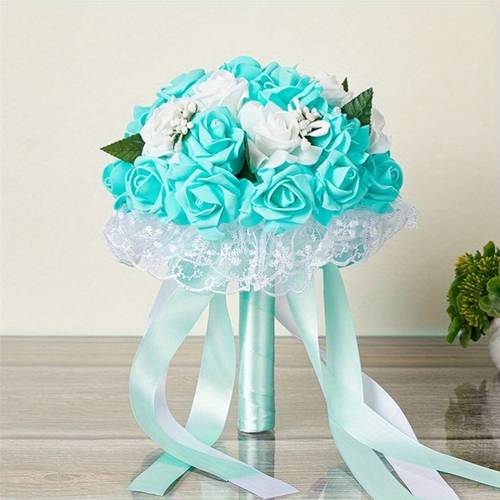 wedding bouquets for bride simulation colorful artificial flowers bridal bouquet for wedding ceremony