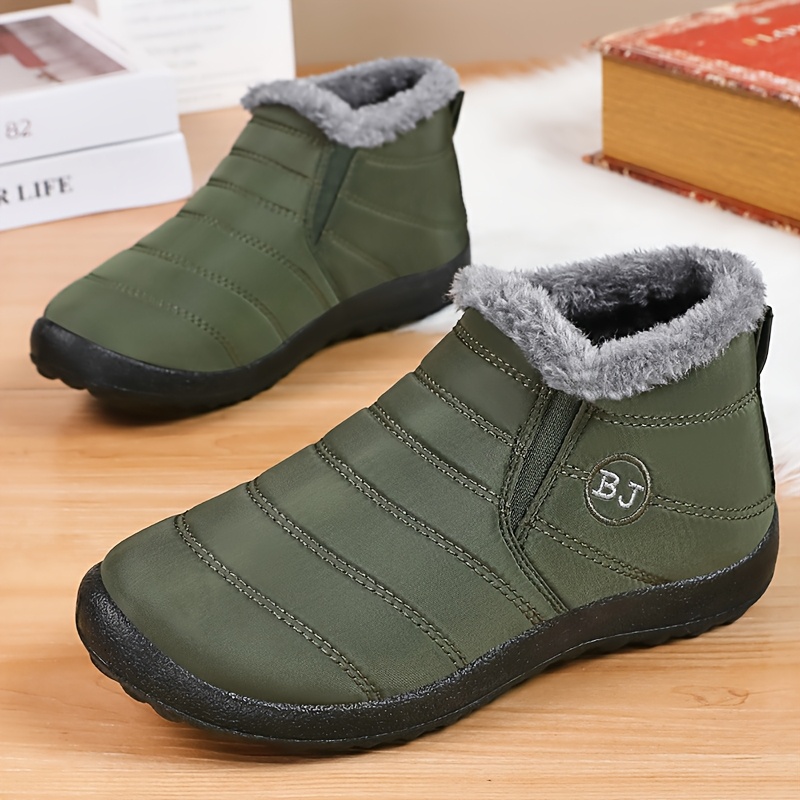 Women's Warm Winter Snow Boots, Plush-Lined Insulated Shoes