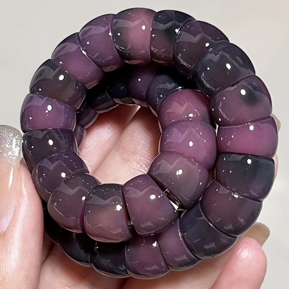 Unisex Natural Bodhi Seed Beaded Bracelet, Handmade Zen Style