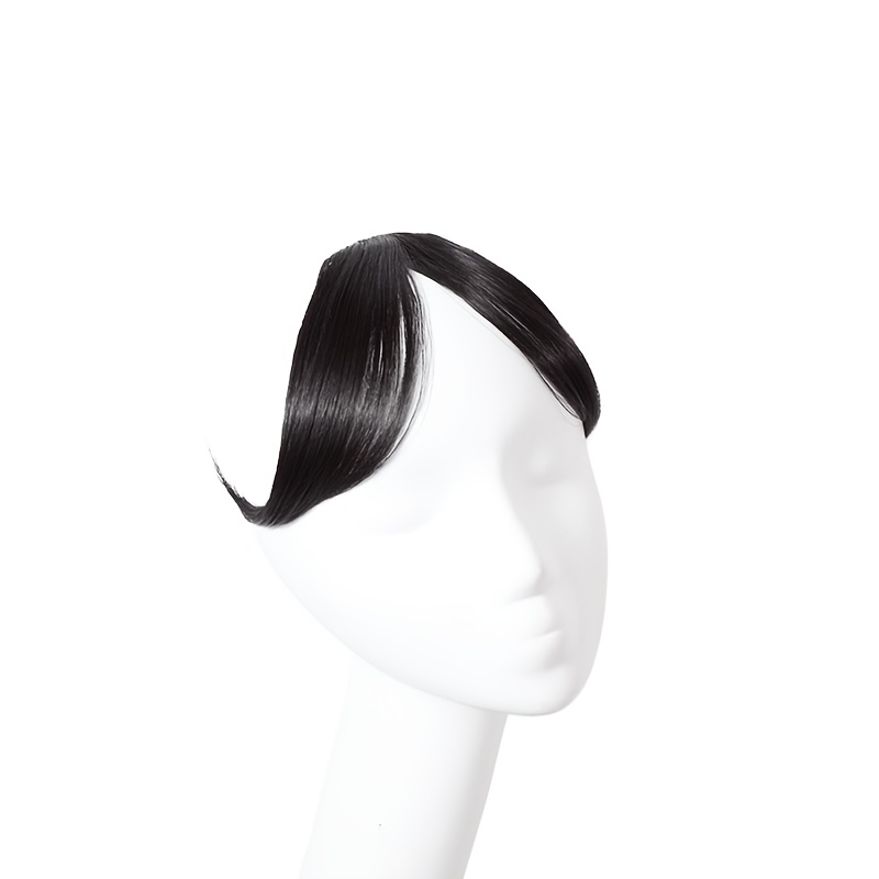 TEMU Postiche à Élégant en Fibre Synthétique, Offrant un Naturel Colle. Parfait pour le Coiffage et la Couverture Capillaire, Convient aux Femmes de