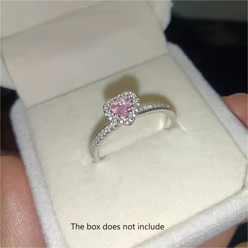 1 French Style Minimalist Cubic Synthetic Zirconia Adjustable Index Finger Ring for Girls, Fashionable Dating and Wedding Wear
