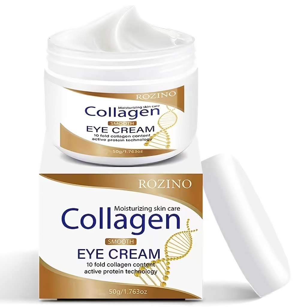 Image of 50 Grams Of Collagen Eye Cream, Enriched With Natural Collagen And Aloe Vera, To, The Skin, , And Moisturize Area, Leaving The Skin , Smooth, And Elastic With A Lightweight Texture