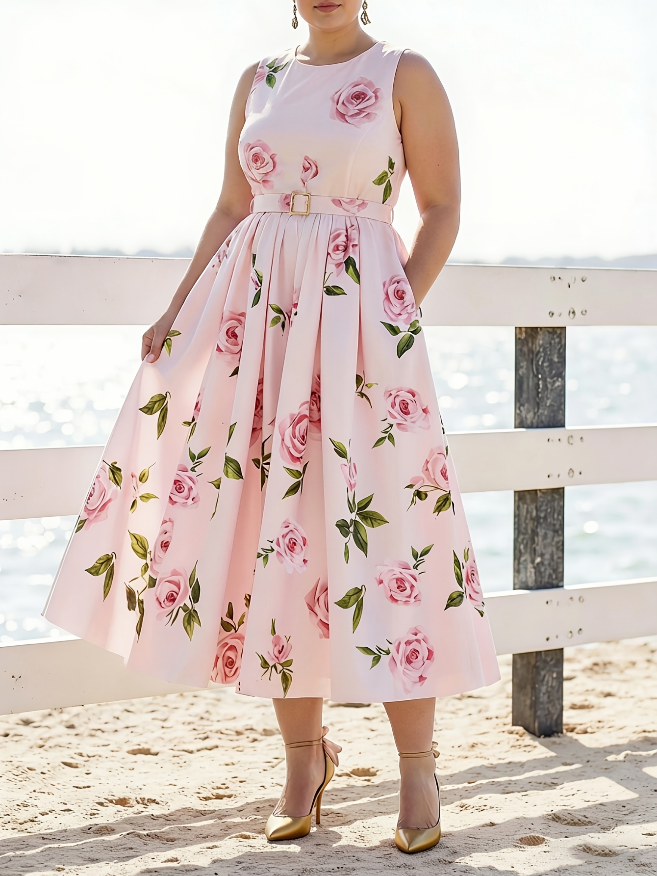 tea dress for women sold on Temu United States