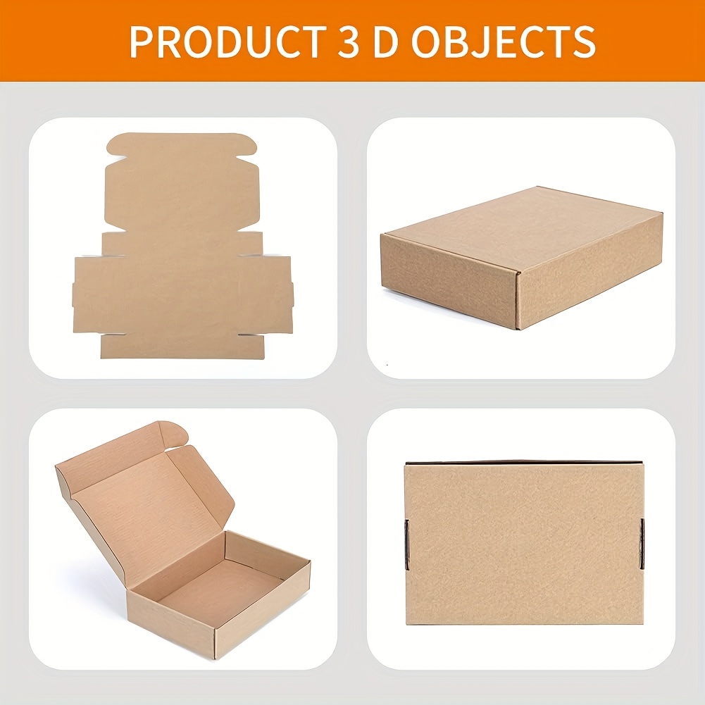 12pcs size 30 20 10  8 7 87 3 93inch medium brown gift box     suitable for small businesses as packaging mailers Product details 6