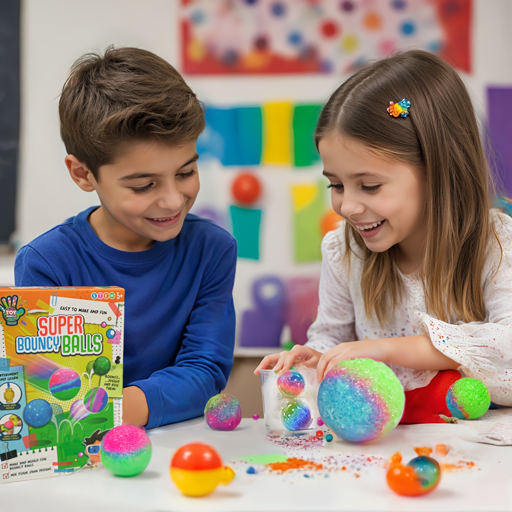 

Rainbow Bouncy Ball Kids Craft Diy Make Your Own Bouncy Ball