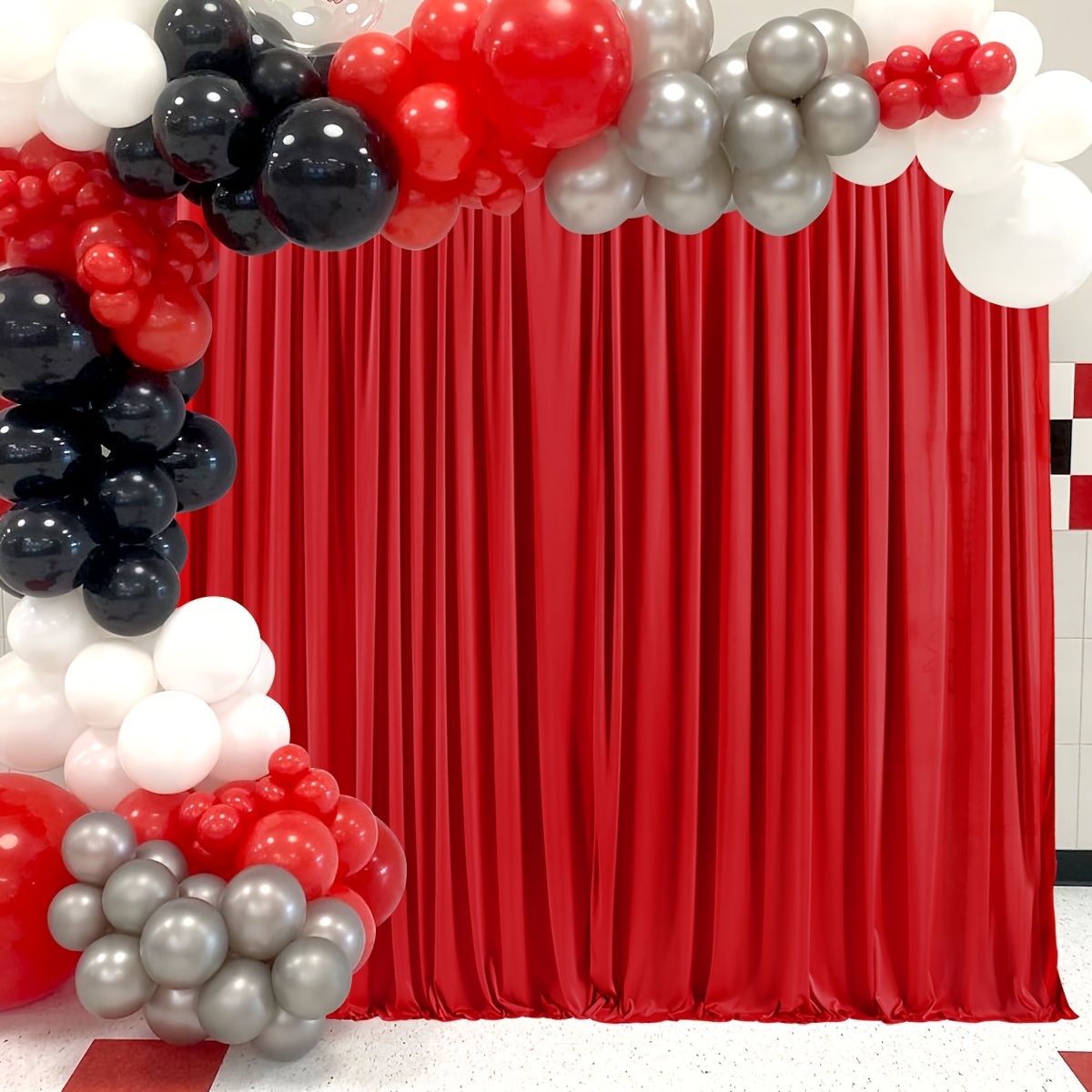 2 pack 10x10ft polyester backdrop photo booth props party