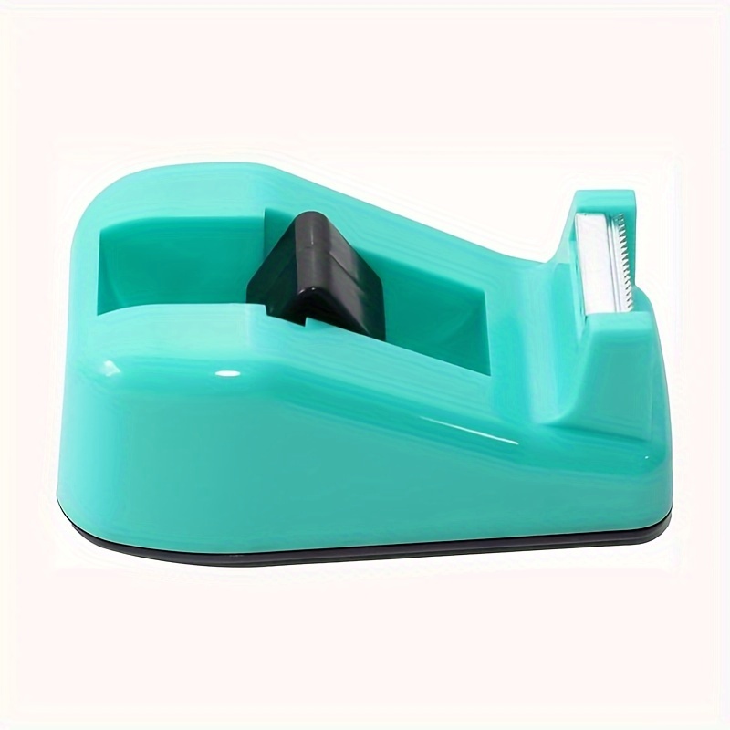 TEMU Tape Cutter, Anti Slip Tape Holder, Colored Desktop Tape Holder, Office Tape Cutter, Colored Plastic Tape Holder, Handheld Tape Machine, Desktop