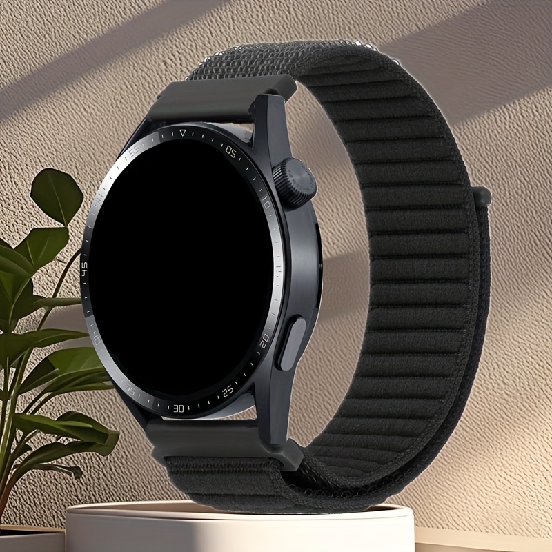 E-shop Wellenförmiges Nylon-Gewebe-Armband, robustes Design/Kompatibel mit 20/22mm Smartwatches, geeignet für for Samsung Galaxy Watch