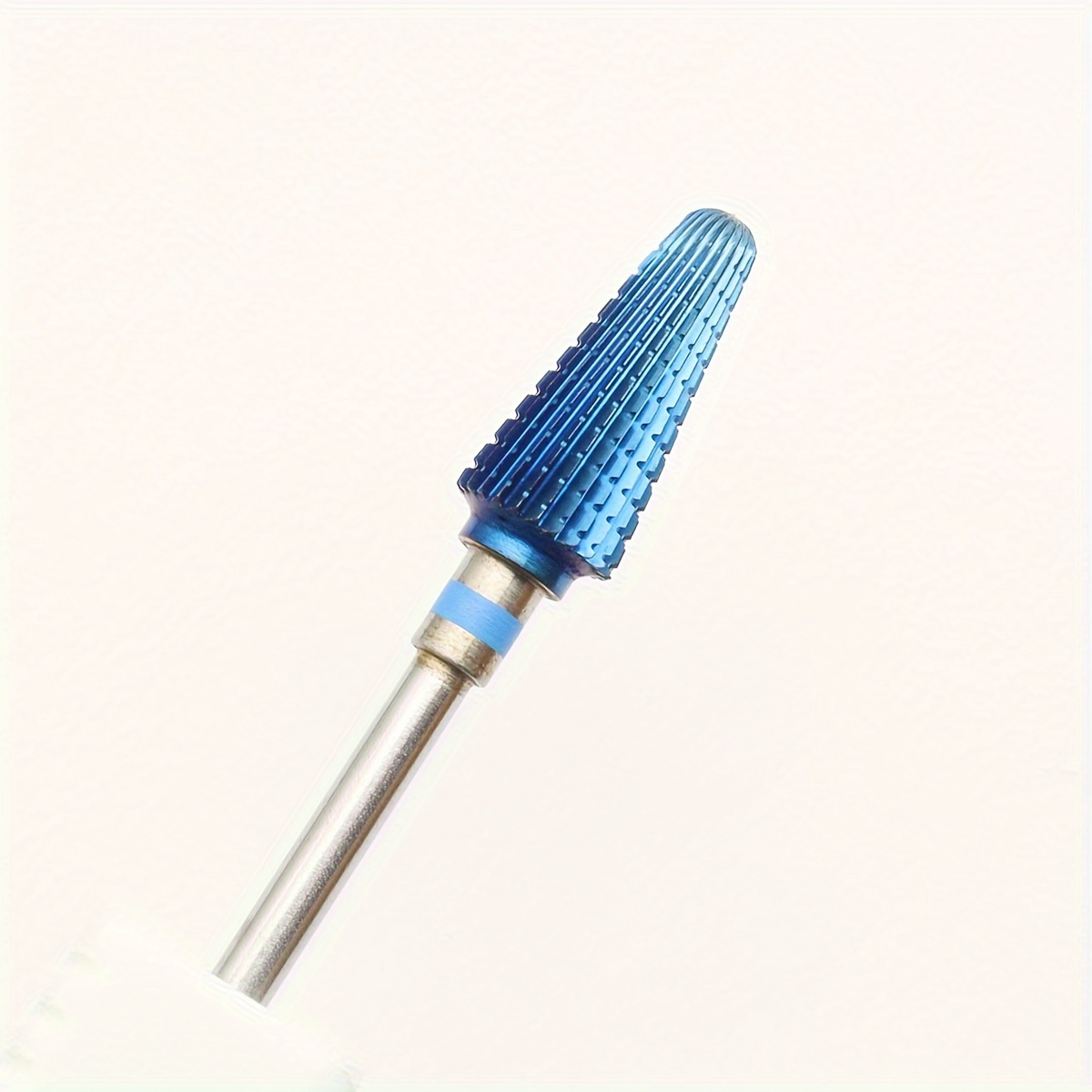 

1pc Blue 2way Carbide Nail Drill Bits, 3/32" Tornado Carbide Bit Milling Cutters For Manicure Pedicure Nails Accessories Tools
