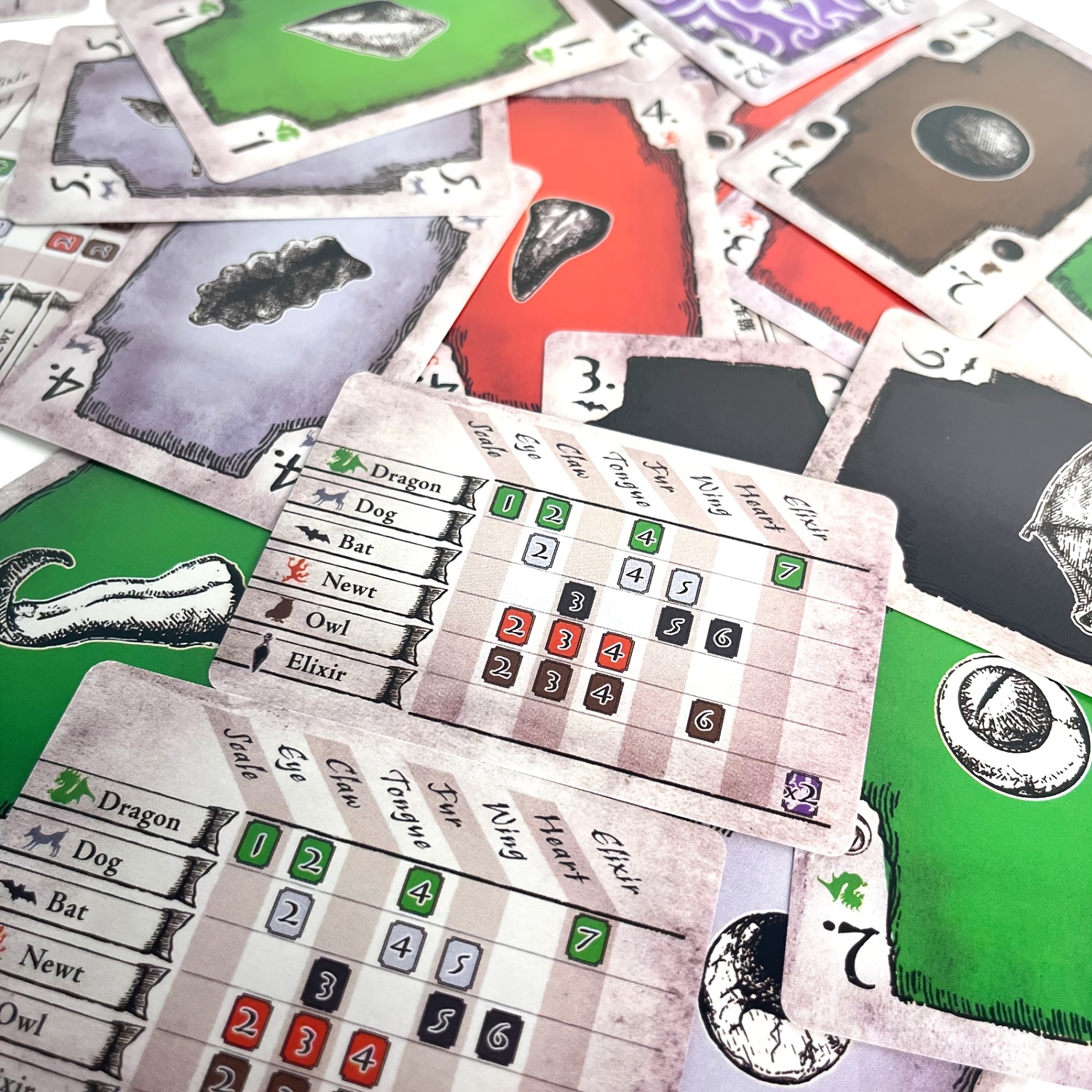 3 Witches Board Game, Magical Strategy Card Game