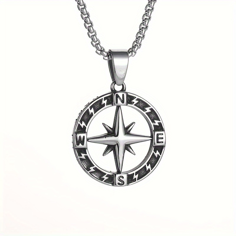 TEMU 1pc Pendentif Style Punk Mode Charme Rock Hip Hop Fête Collier Ornement Charme Cadeau