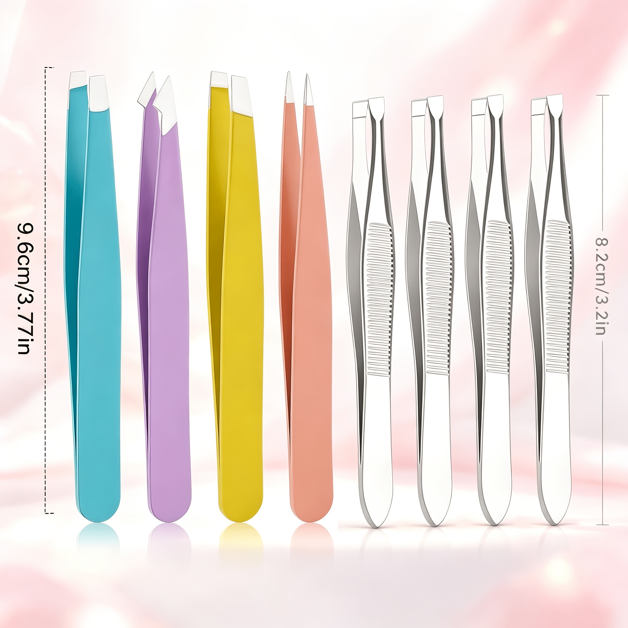 TEMU Eyebrow Tweezers, Precision Eyebrow Tweezers, Suitable For Facial Hair Removal And Eyebrow Shaping For Women And Men, As Well As For Purposes