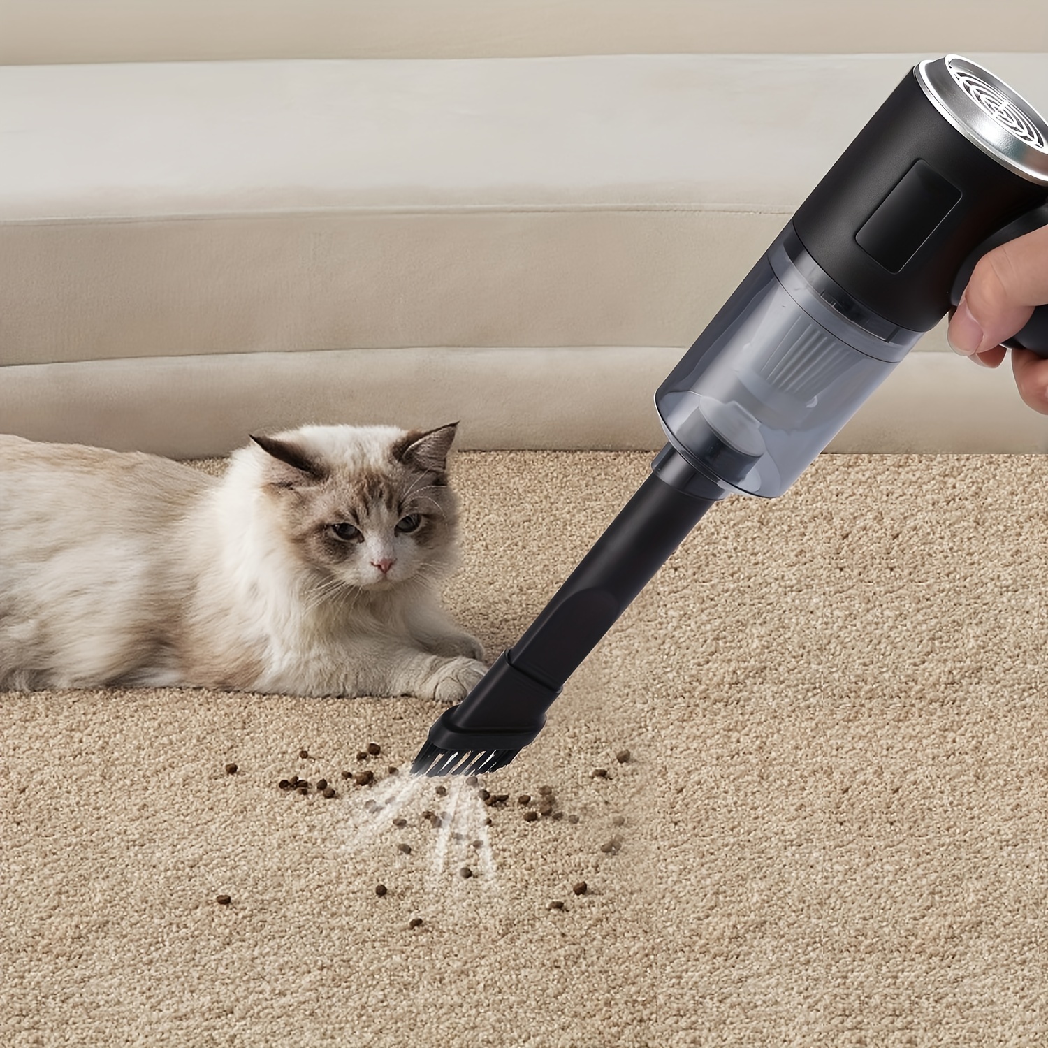 

Pet Handheld - Car Charging, Handheld Reusable Filter,