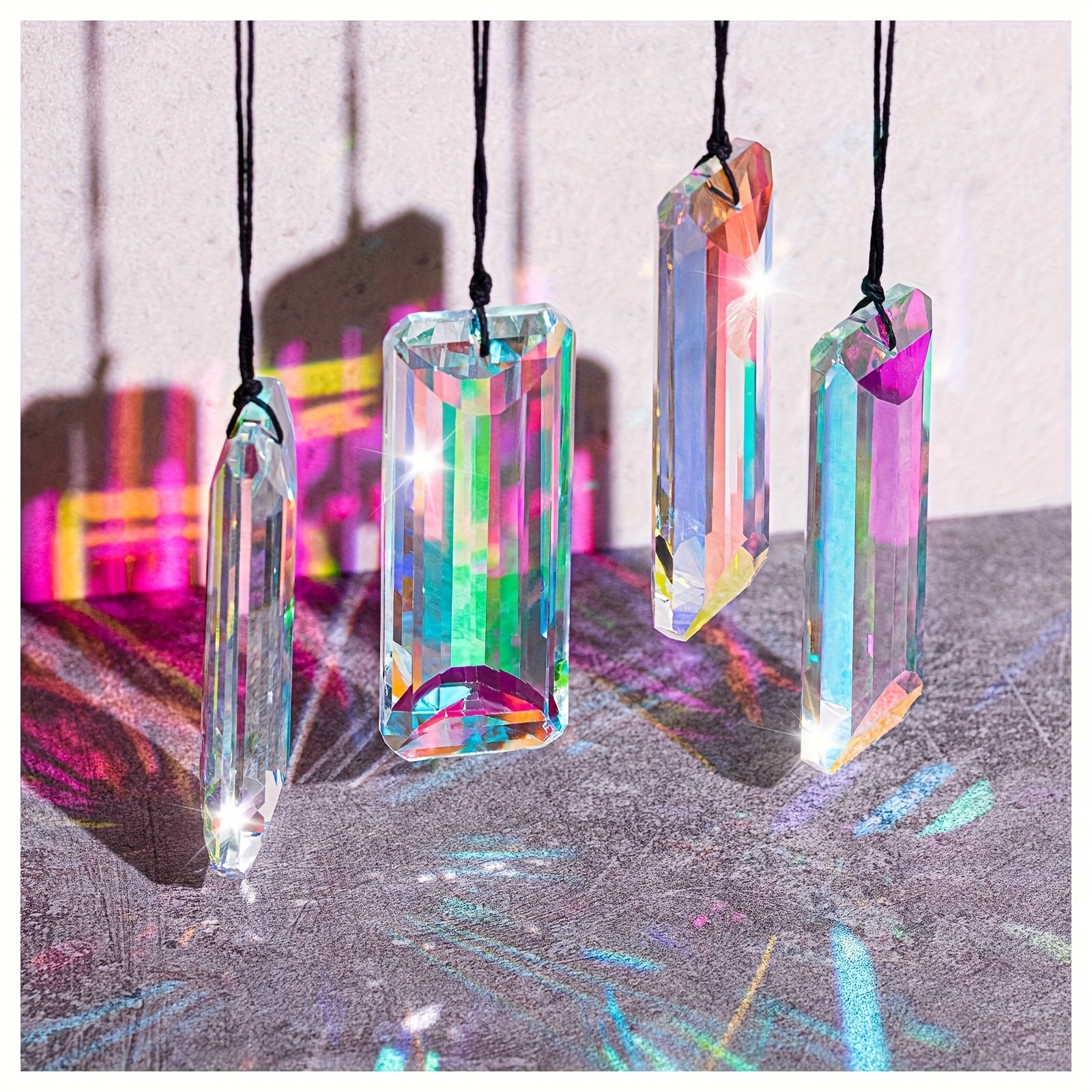 TEMU 4 -catching Prisms, Indoor Sunshade Windows, Rainbow Makers Suitable For Windows, Gardens, And Corridors