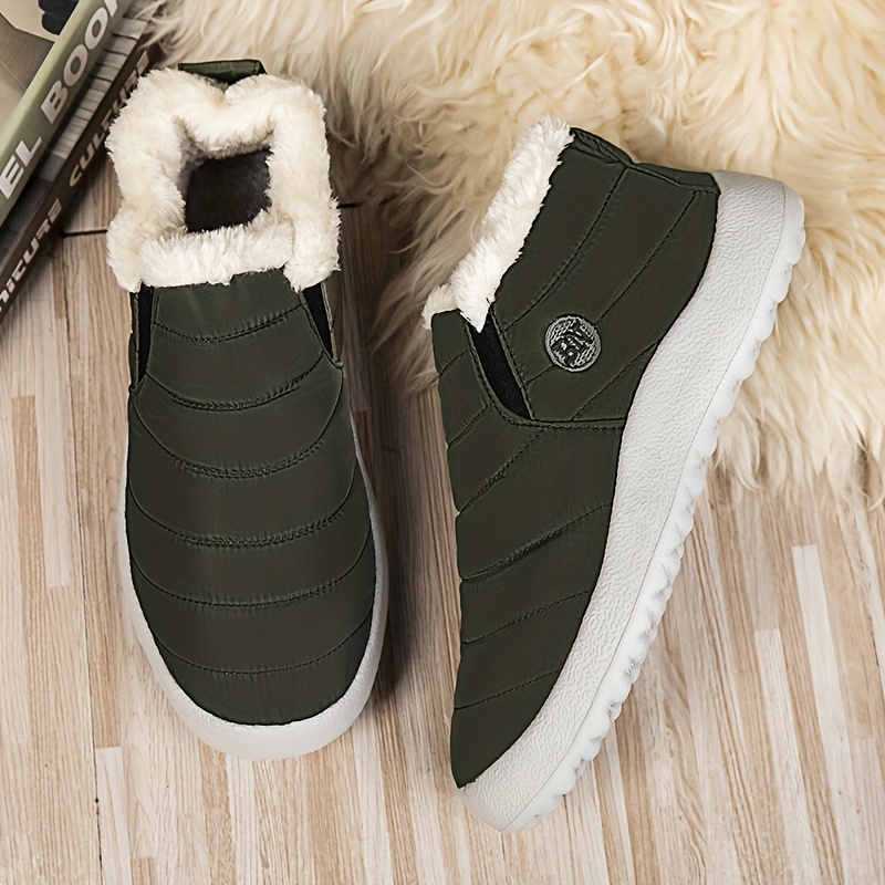 Women's Warm and Comfortable Ankle Boots, Lightweight Indoor Footwear