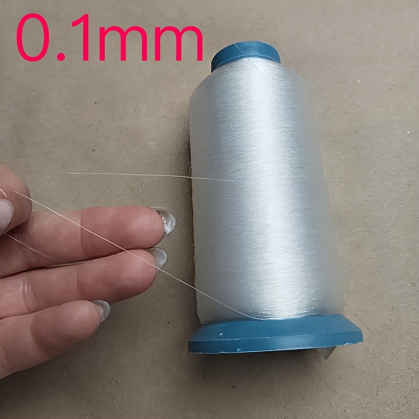TEMU /0.2mm Naylon Şeffaf Balık Hattı - Takı Boncuk Yapımı DIY İplik - Dikiş, Kumaş, Elbiseler, Payetler, Boncuklar, Balık Hattı, Kite