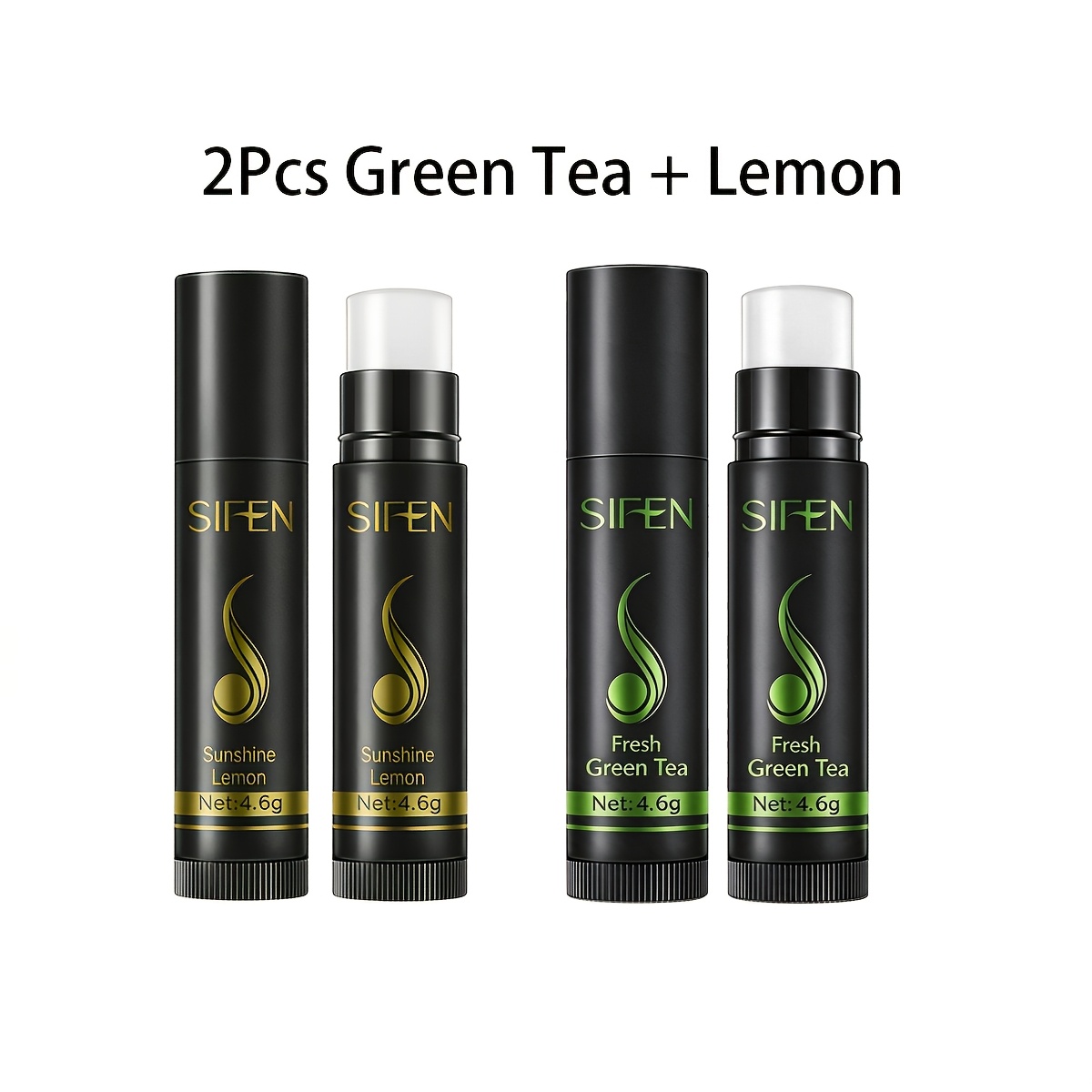 Image of 2pcs Moisturizing Men's Lip Balm, Glossy End, Alcohol--free Base Lip Care For Autumn And Winter