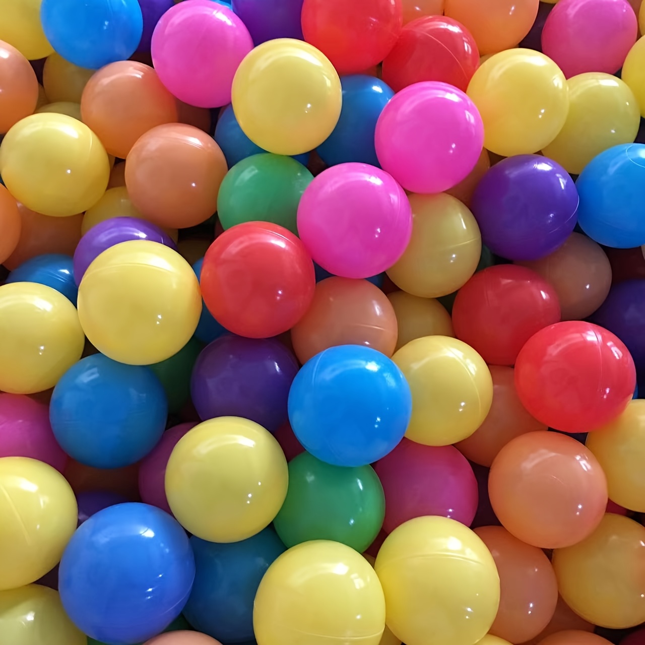 60pcs/110pcs/125pcs Colorful Bobo Balls for Youngsters Mixed Color Ocean Balls, 2.17/2.75in PE Material Perfect for Outdoor Sports And Water Play, Great Fun Toy Balls