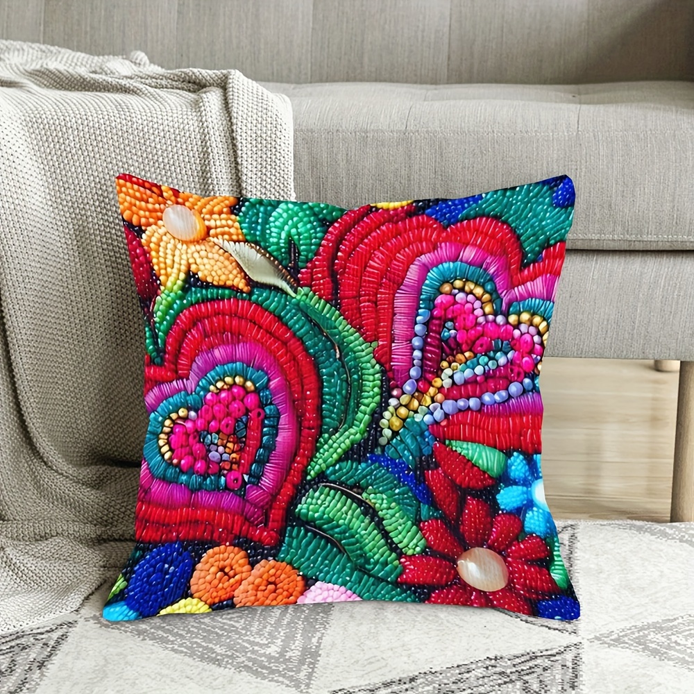 

Cultural , Mexican , 18x18 - , - For & Sofa Decor, Zip ,