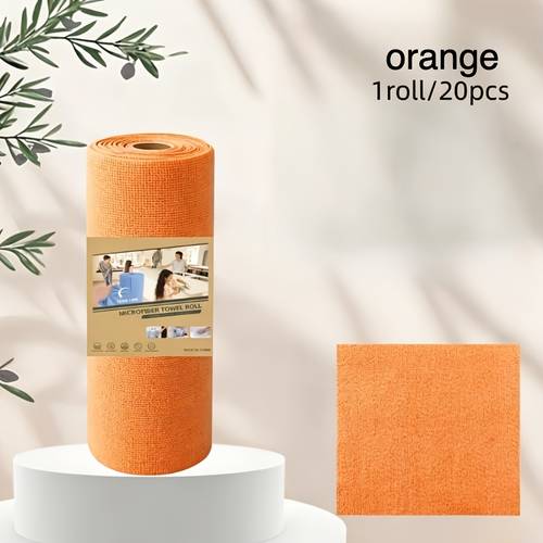 1 roll of 4m reusable cleaning wipes household kitchen towel roll dish cloth multi purpose alternative suitable for living room bedroom and kitchen cleaning supplies