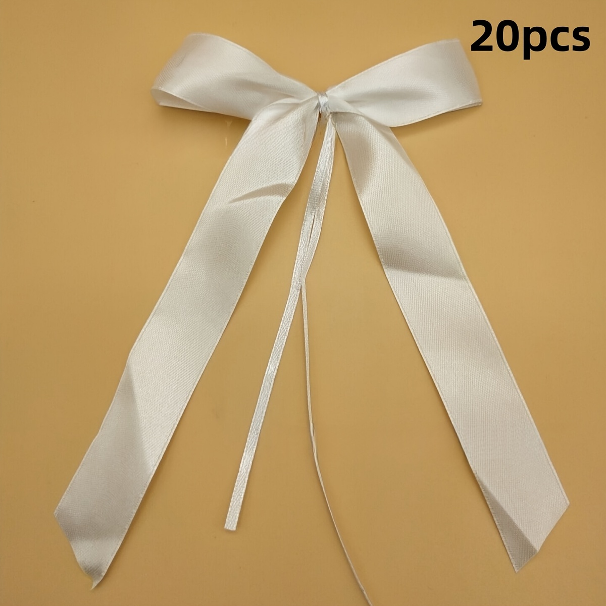 E-shop 20er-Pack Hochzeitsauto-Dekorationsschleifen, Tüll-Volant-Bänder, europäische amerikanische Party-Hochzeits-Festschleifen, Geschenkbox-Schleifen
