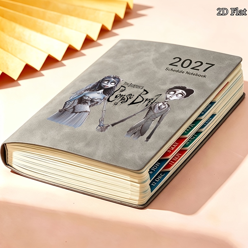 TEMU 1pc Warner . Pattern 2027 Schedule Notebook, Notebook, Record Book, Agenda Schedule Book, Notepad For Daily Plan Arrangement And Daily Content