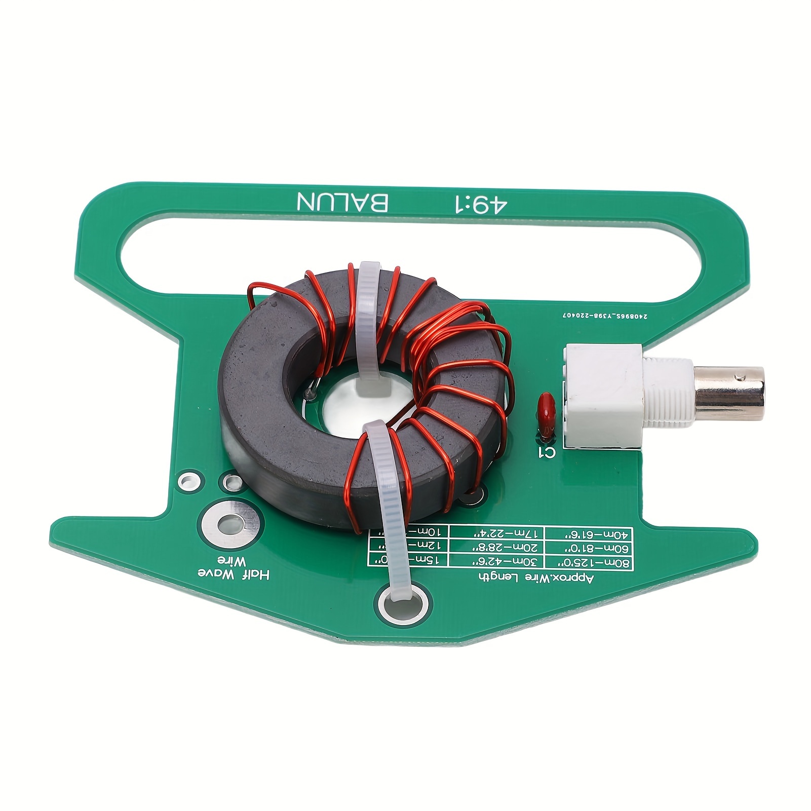 

Pcb Balanced To Unbalanced Transformer 49:1 Shortwave Tuning Free Antenna Pcb Accessory 5-35mhz Half Antenna Module For Electric Component No Tune End Fed Half Antenna Module Shortwave Radio