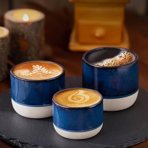 1pc theme ceramic espresso cup hand wash reusable insulated polka dot pattern round shape ideal for family use suitable for christmas halloween easter hanukkah thanksgiving 230ml 7 78oz 180ml 6 09oz 100 38oz