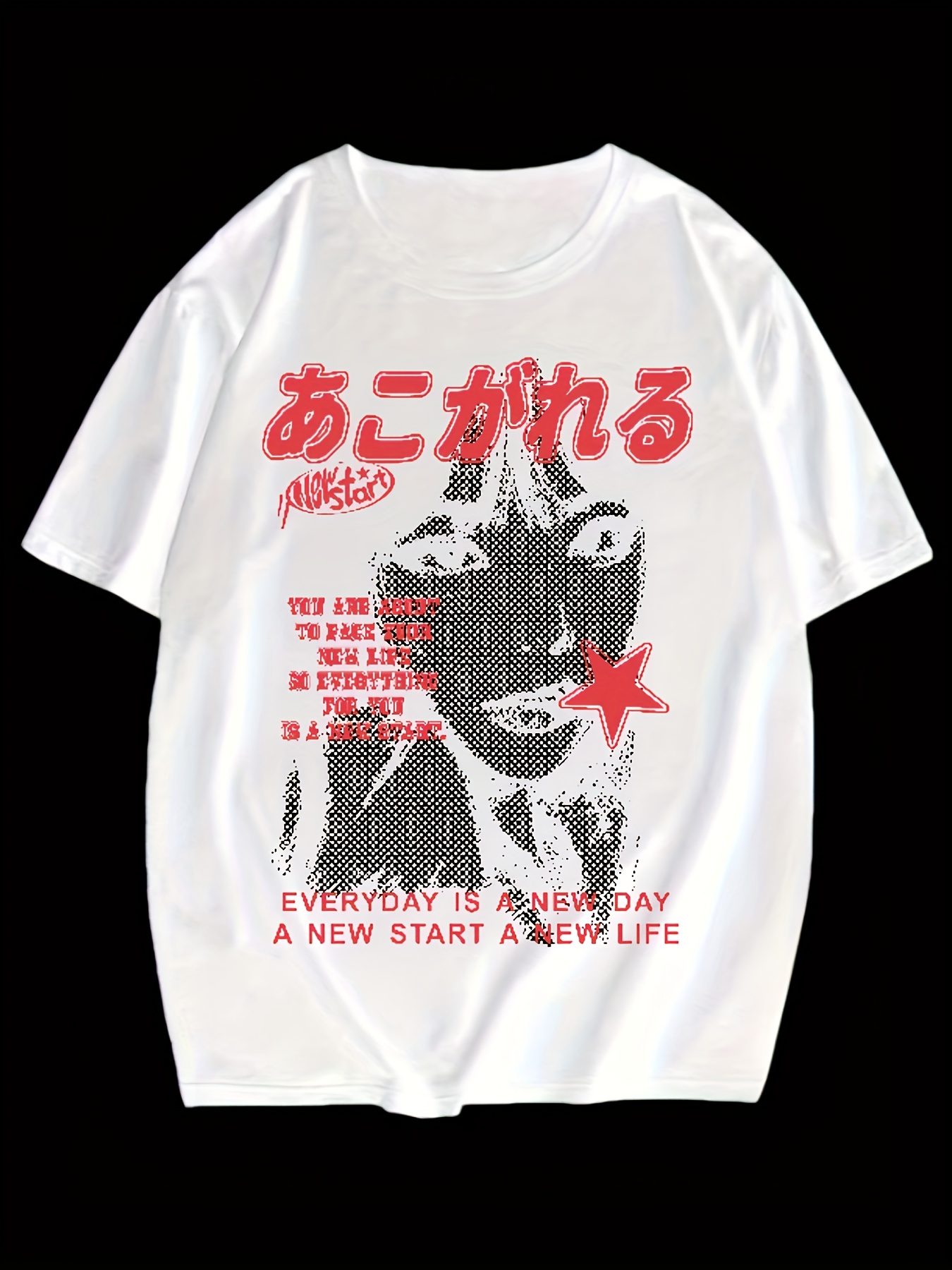Tシャツ・カットソー TNTNTUTU Girl Three-Dimensional Crew-Neck Fancy T-Shirt y2k figure letter print crew neck t shirt short sleeve top