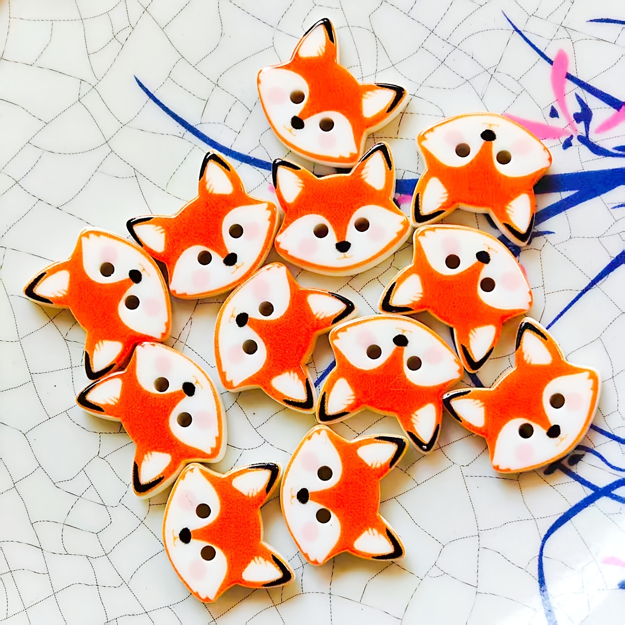 TEMU 12pcs/24pcs Cute Resin Buttons, Creative Diy Accessory Decorative Buttons