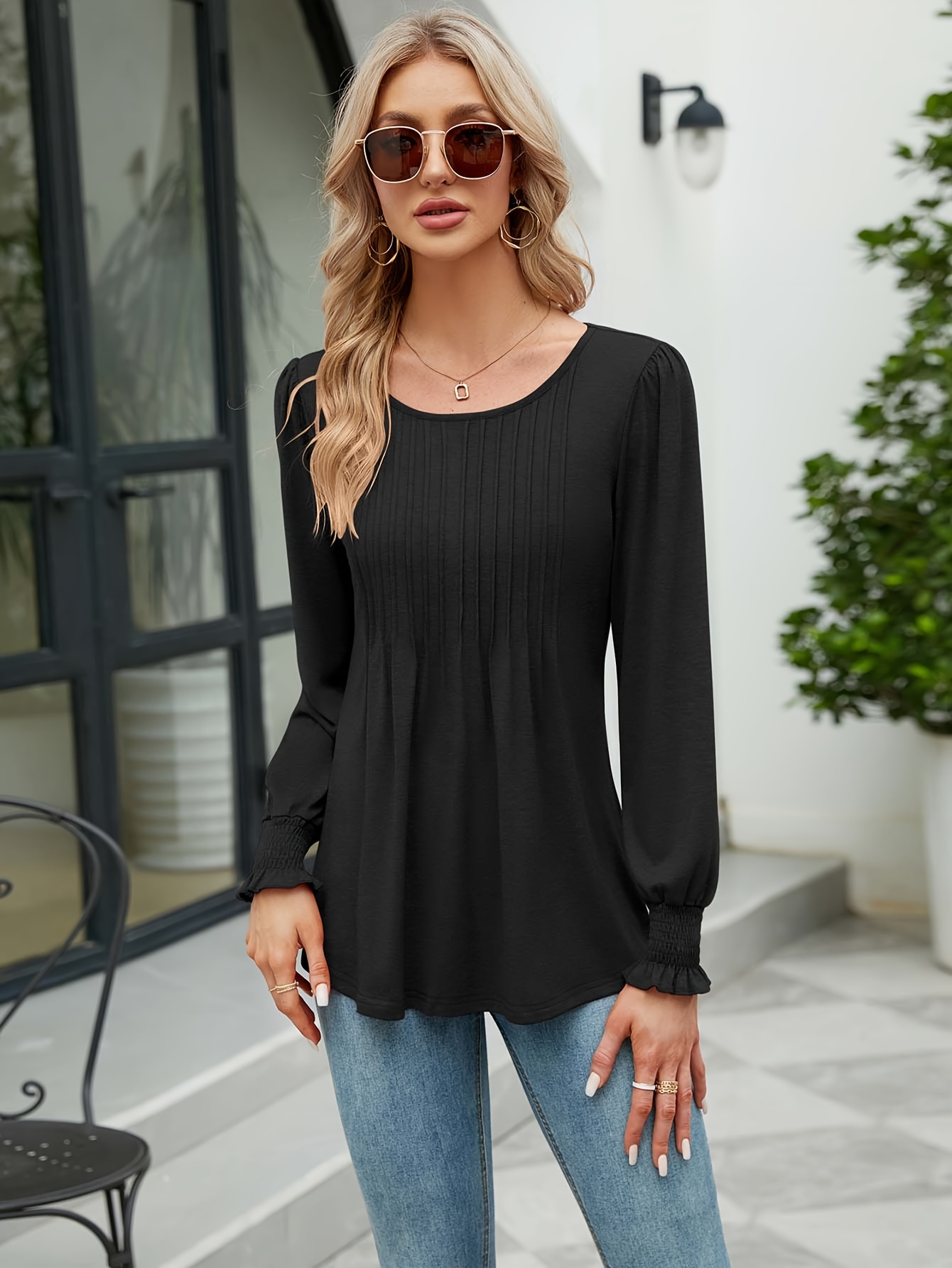 MessBebe Women's Lightweight Ribbed Turtleneck Sweater - Loose Fit Pullover Long Sleeve Knit Top