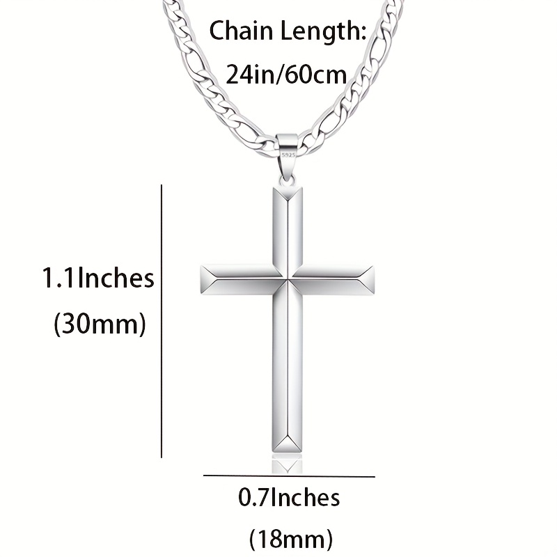 925 sterling silvery including 9g   cross simple hip hop everything   and women with     box Product details 0